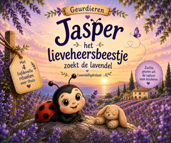 3a9e27d0-3cd6-4b69-b265-b1aa1c64d633 Jasper het lieveheersbeestje zoekt de lavendel