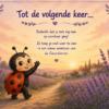 4ae4047f-d446-49a2-99fe-5c21ca9fb6ae Jasper het lieveheersbeestje zoekt de lavendel